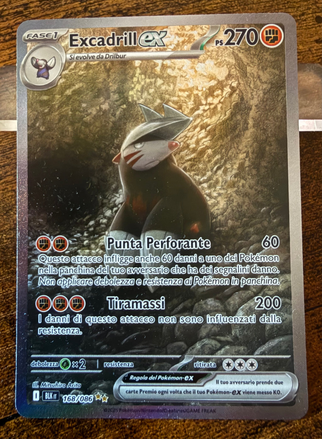 Excadrill ex (BLK 168)
Luce Nera - Singles NM
