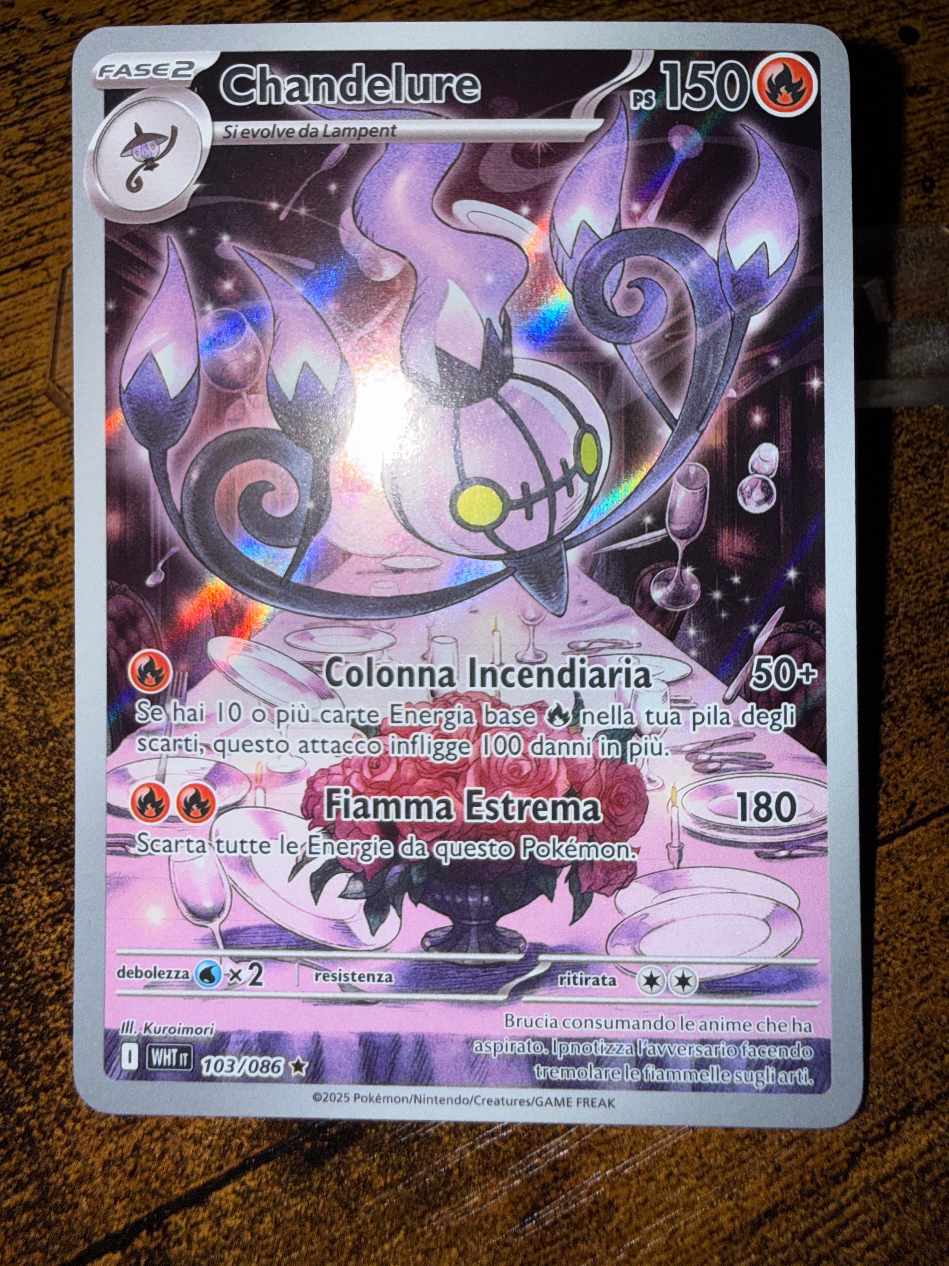 Chandelure (WHT 103)
Fuoco Bianco - Singles